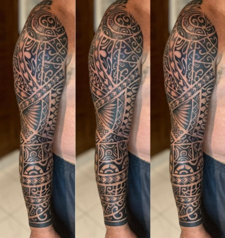 custom full sleeve tattoo