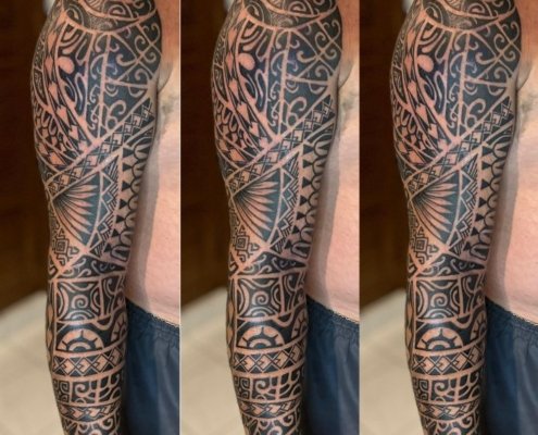 custom full sleeve tattoo