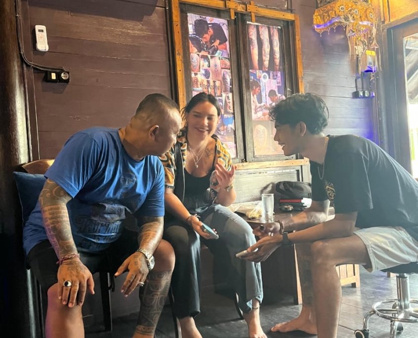 custom sleeve tattoo Bali