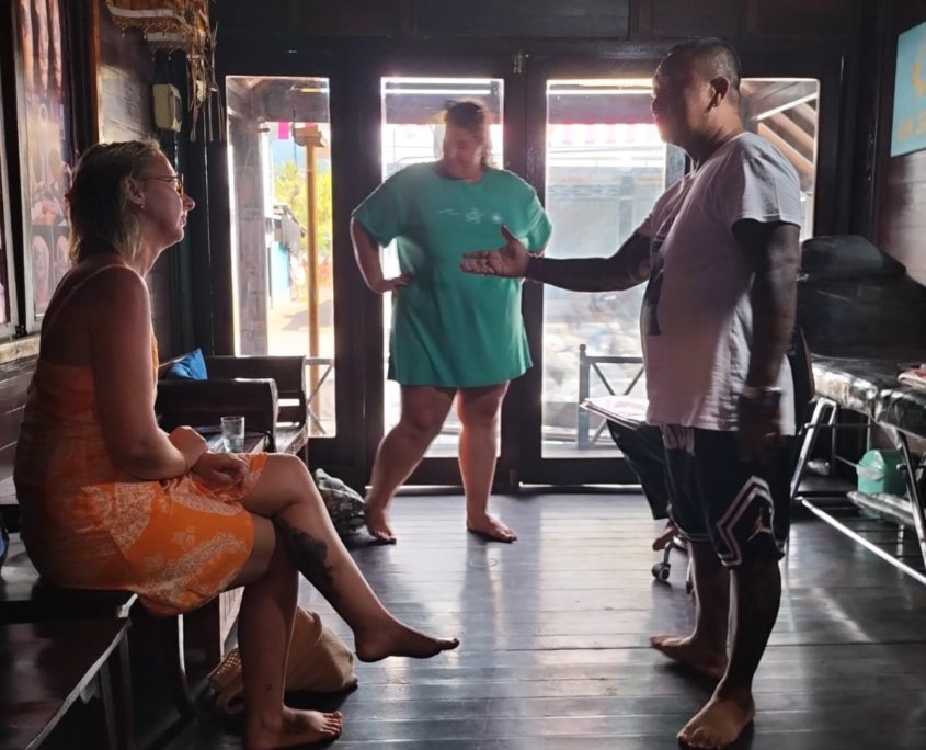 fine line tattoo Bali