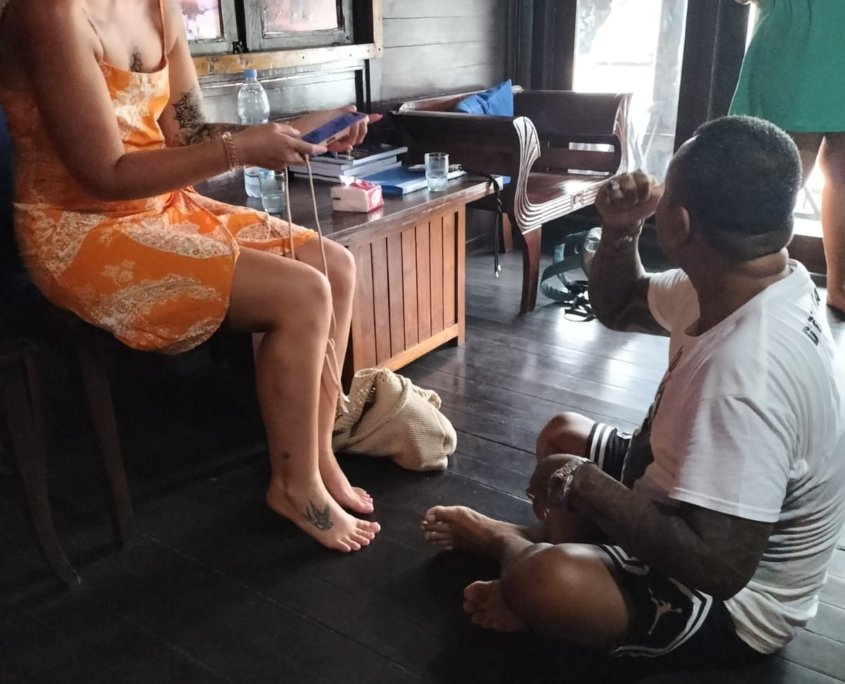 minimalist tattoo Bali